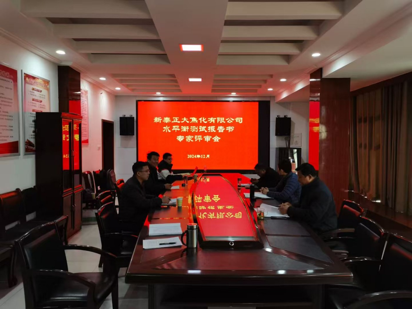 新泰正大焦化有限公司水平衡测试报告书专家评审会